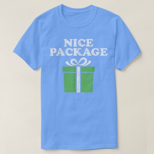 Funny KerstNice Package Retro Ugly Party Adul T-shirt (Design voorkant)