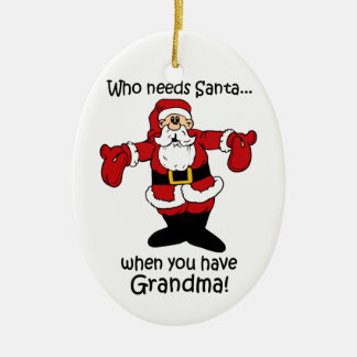 Funny Kerstornament Keramisch Ornament