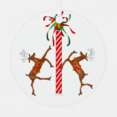 Funny Kerstornament Metalen Ornament (Voorkant)