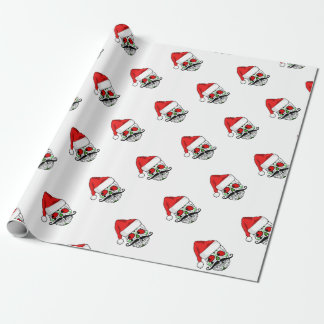 Funny kerstSugar Skull Cadeaupapier