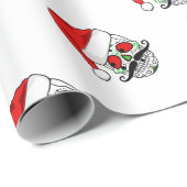 Funny kerstSugar Skull Cadeaupapier (Rol Hoek)