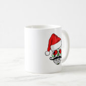 Funny kerstSugar Skull Koffiemok (Voorkant rechts)