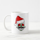 Funny kerstSugar Skull Koffiemok (Links)
