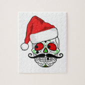 Funny kerstSugar Skull Legpuzzel (Verticaal)