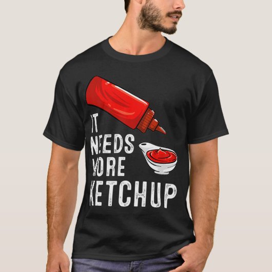 Funny Ketchup Lover Gift Mannen Vrouwen Kinder Tom T-shirt (Voorkant)