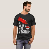 Funny Ketchup Lover Gift Mannen Vrouwen Kinder Tom T-shirt (Voorkant volledig)