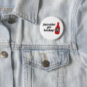 Funny Ketchup Pirate Ronde Button 5,7 Cm (In situ)