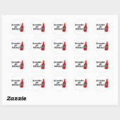 Funny Ketchup Pirate Ronde Sticker (Vel)