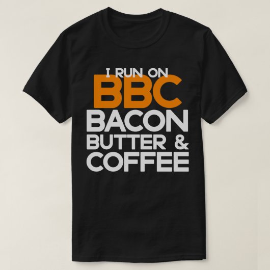 Funny Keto Diet cadeautjes die ik op BBC Bacon But T-shirt (Design voorkant)