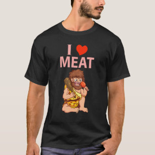 Funny Keto Diet, ik hou van vlees T-shirt