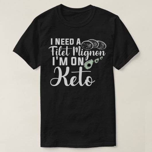 Funny Keto Guido Bacon Keto Diet Ik heb een filet  T-shirt (Design voorkant)