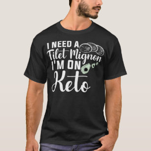 Funny Keto Guido Bacon Keto Diet Ik heb een filet  T-shirt