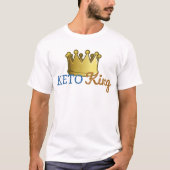 Funny Keto King Crown T-shirt (Voorkant)