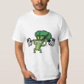 Funny Keto Powerlifting Broccoli for T-shirt (Voorkant)