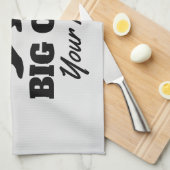 Funny Keukenhanddoekje voor BBQ-kok Theedoek (Quarter Fold)