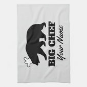 Funny Keukenhanddoekje voor BBQ-kok Theedoek (Verticaal)