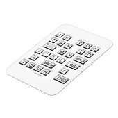 Funny Keyboard Magneet (Linkerzijde)