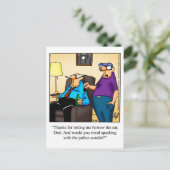 Funny "Keys to the Car" Briefkaart "spectickles" (Staand voorkant)