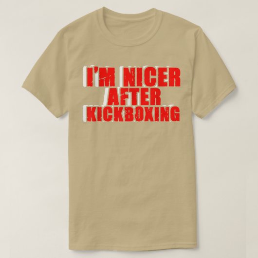 Funny Kickboer Fighter Kickboing MMA Martial Arts  T-shirt (Design voorkant)
