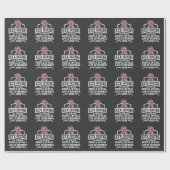 Funny Kickboxing Gift for Rude Martial Arts Boxer Cadeaupapier (Vlak)