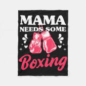Funny Kickboxing Mama Needs Some Boxing Training G Fleece Deken (Voorkant)