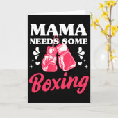 Funny Kickboxing Mama Needs Some Boxing Training G Kaart (Gele Bloem)