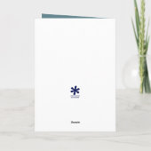 Funny Kicking Donkey Father's Day Card Kaart (Achterkant)