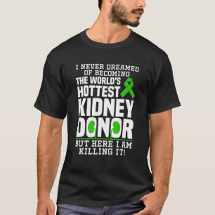Funny Kidney Donor Art Mannen Vrouwen Nieren Donat T-shirt