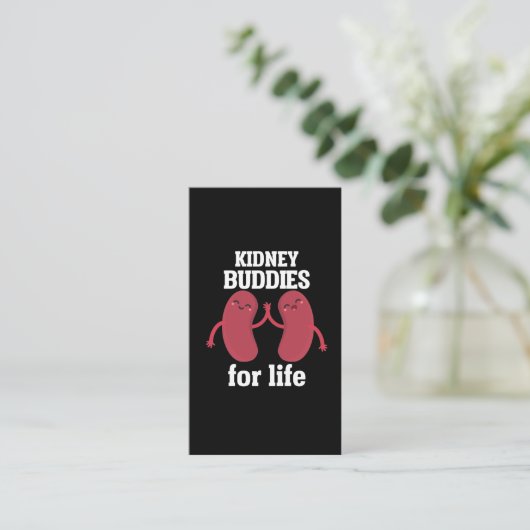 Funny Kidney Donor Recipient Surgery Visitekaartje (Staand voorkant)