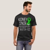Funny Kidney Donor, want wie wil er geen pieper? T-shirt (Voorkant volledig)