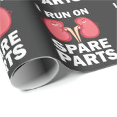 Funny Kidney Donors - Ik loop op Spare Parts Gift Cadeaupapier (Rol Hoek)