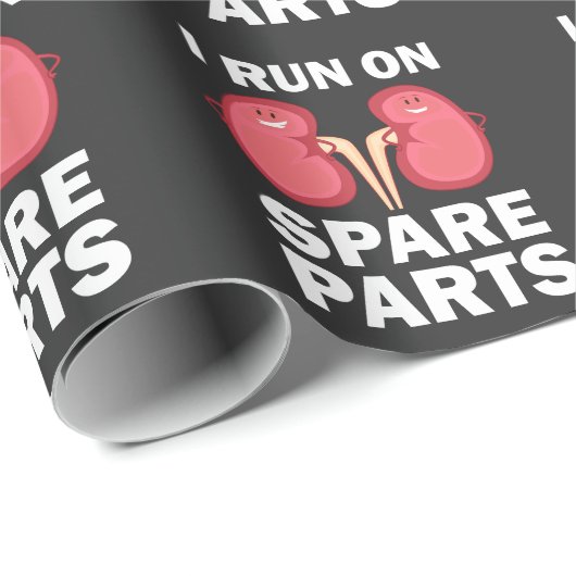Funny Kidney Donors - Ik loop op Spare Parts Gift Cadeaupapier (Rol Hoek)