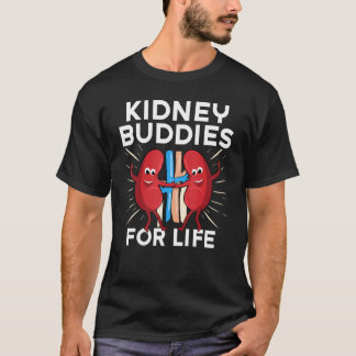 Funny Kidney Transplant Art Mannen Vrouwen Niergro T-shirt