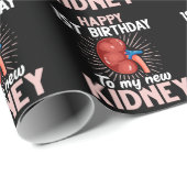 Funny Kidney Transplant Jubileum Cadeaupapier (Rol Hoek)