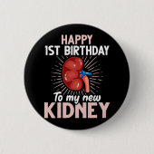 Funny Kidney Transplant Jubileum Ronde Button 5,7 Cm (Voorkant)