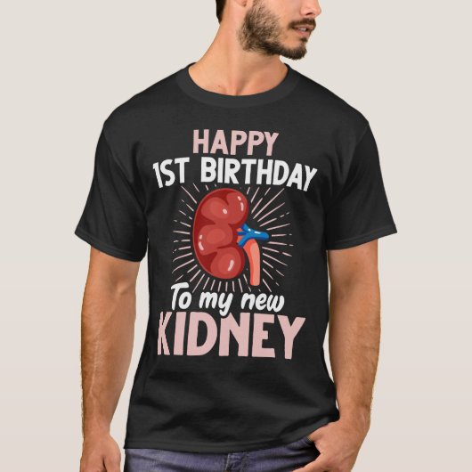 Funny Kidney Transplant Jubileum T-shirt (Voorkant)