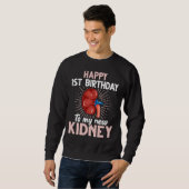 Funny Kidney Transplant Jubileum Trui (Voorkant volledig)