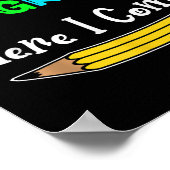 Funny Kids Back To School Watch Out 6th Grade Here Poster (Hoek)