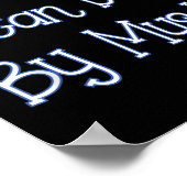 Funny Kids Shirt I Can Do It By Myself Children Bo Poster (Hoek)