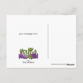 Funny Kidwrapped Mummy Baby Green ID683 Briefkaart (Achterkant)