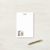 Funny Kidwrapped Mummy Baby Green ID683 Post-it® Notes (Op bureau)