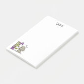 Funny Kidwrapped Mummy Baby Green ID683 Post-it® Notes (Schuin)