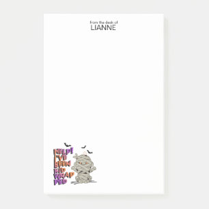 Funny Kidwrapped Mummy Baby Oranje ID683 Post-it® Notes