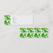 Funny Kikker Emomotret Mad Curous Scared Kikkers Mini Visitekaartje (Voorkant / Achterkant)