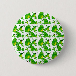 Funny Kikker Emomotret Mad Curous Scared Kikkers Ronde Button 5,7 Cm
