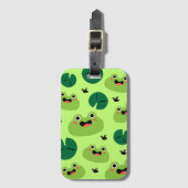 Funny kikkers bagagelabel (Voorkant (verticaal))