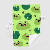 Funny kikkers golfhanddoek (Insitu)