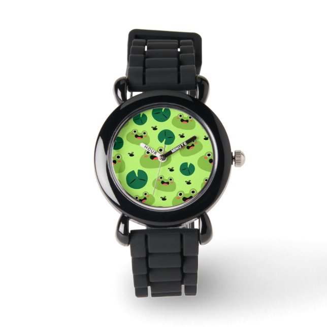 Funny kikkers horloge (Voorkant)