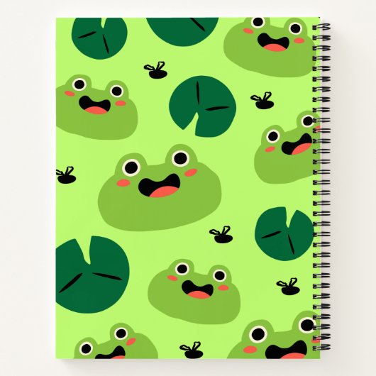 Funny kikkers notitieboek (Achterkant)