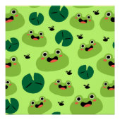 Funny kikkers perfect poster (Voorkant)